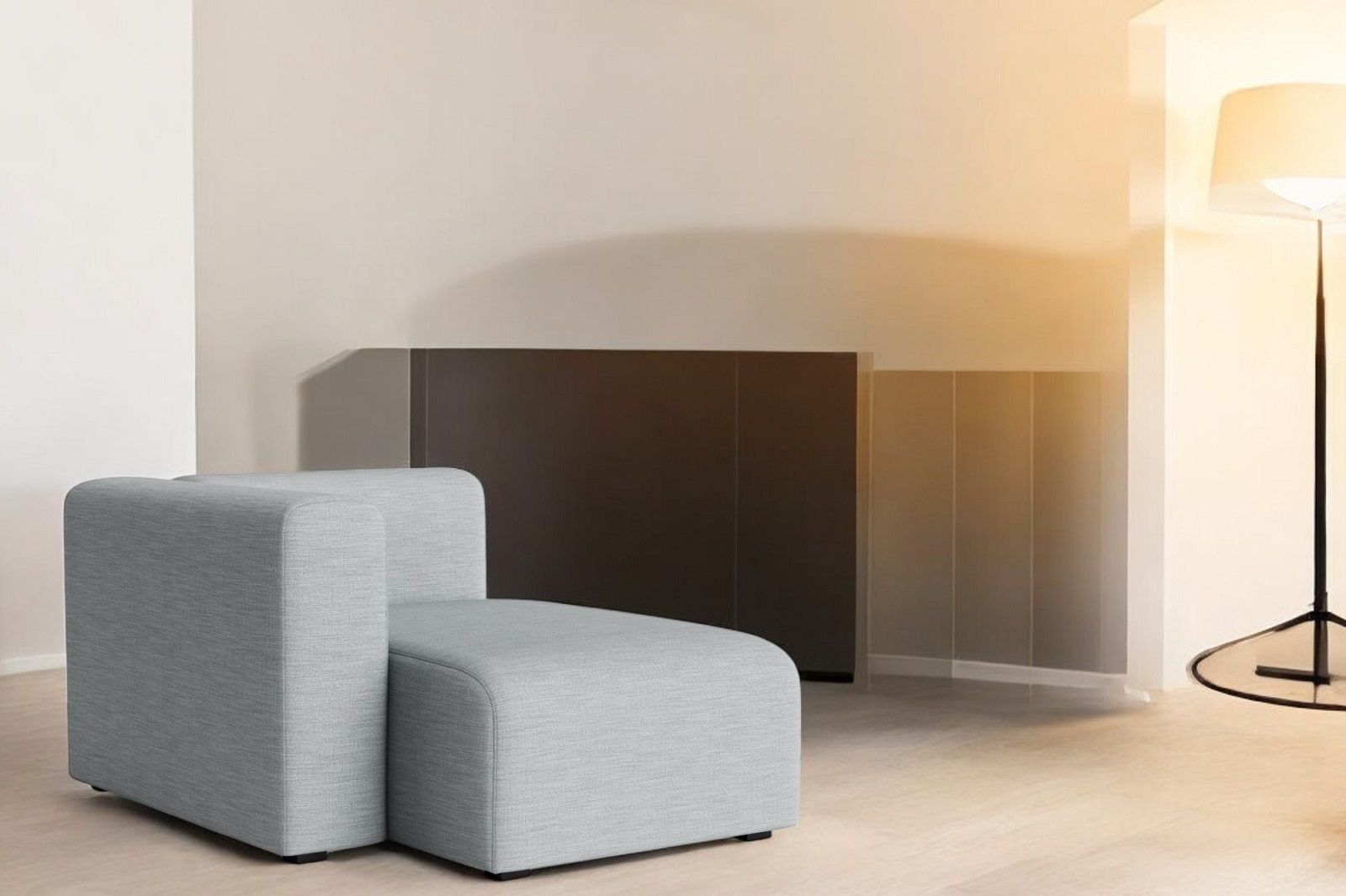 Mags Connectable 8162 Narrow Chaise Longue Left Sofa Hay