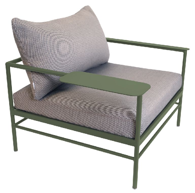 Rivage lounge chair with armrests Outdoor Fermob