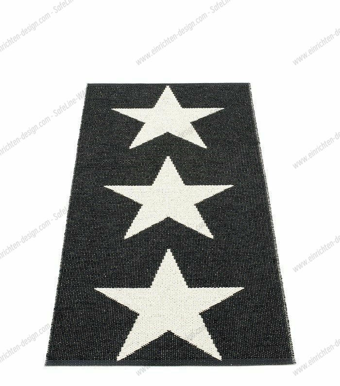 Viggo One Synthetic carpet 70x150 cm Pappelina Black