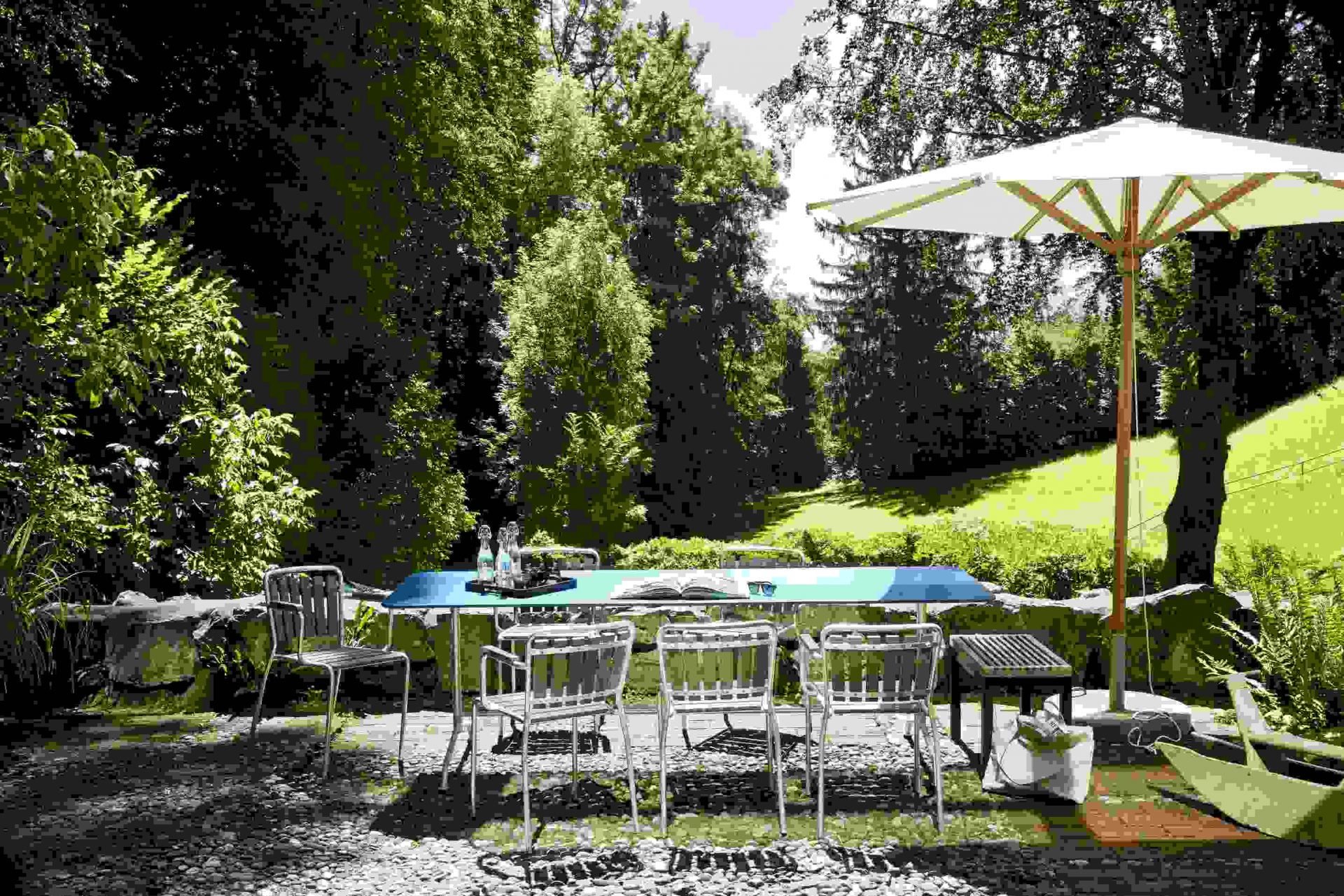 Haefeli outdoor dining table W 160 x D 80 x H 74 cm Embru   