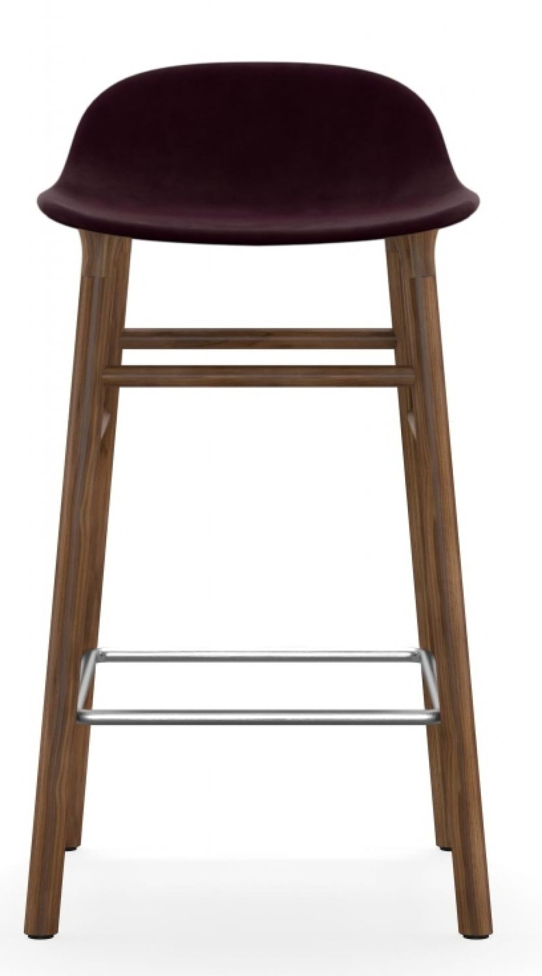 Form Barstool  H 75 cm Oak Upholstered Normann Copenhagen