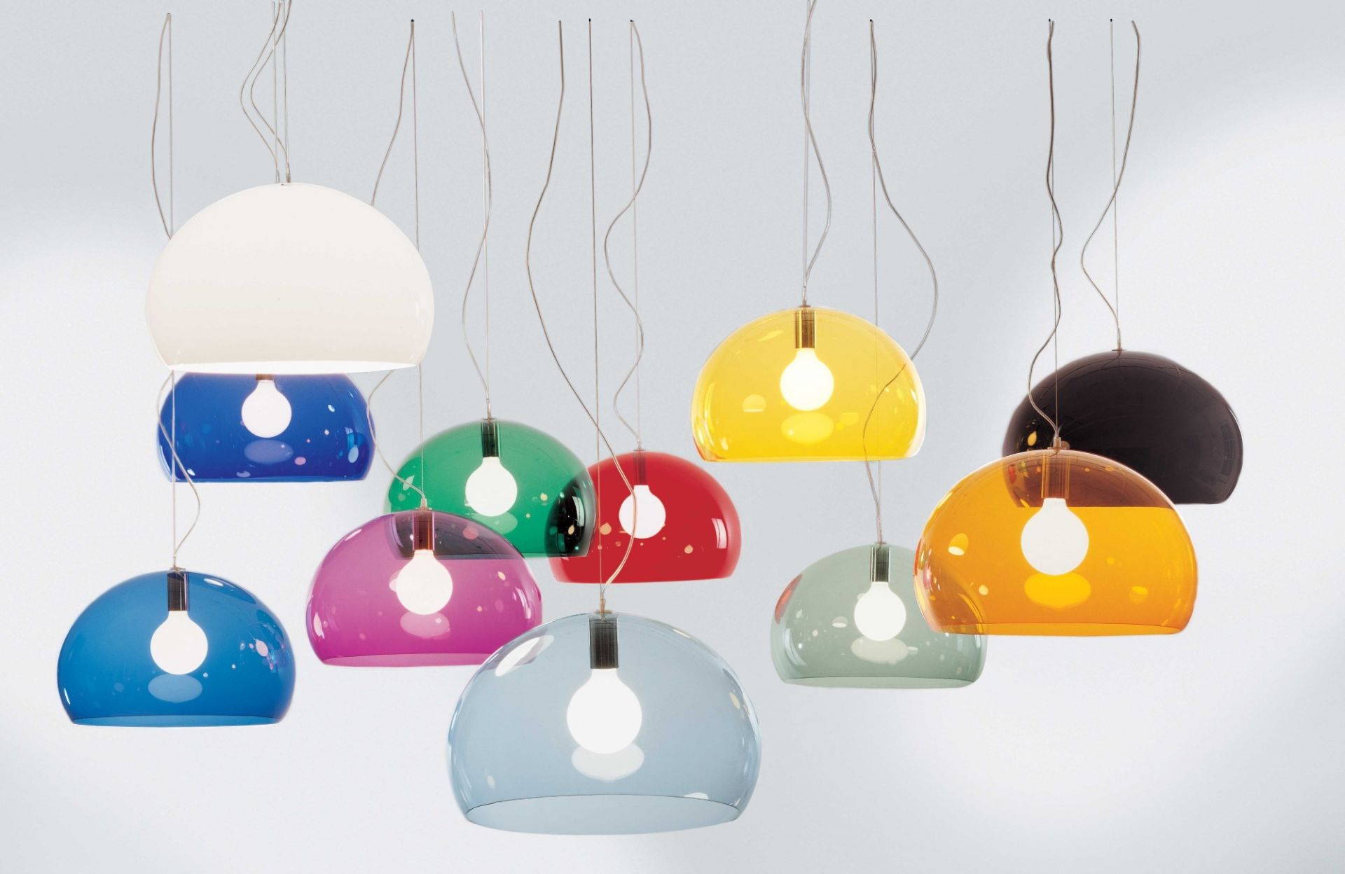 Fly FL/Y Pendant light Kartell, Bordeaux