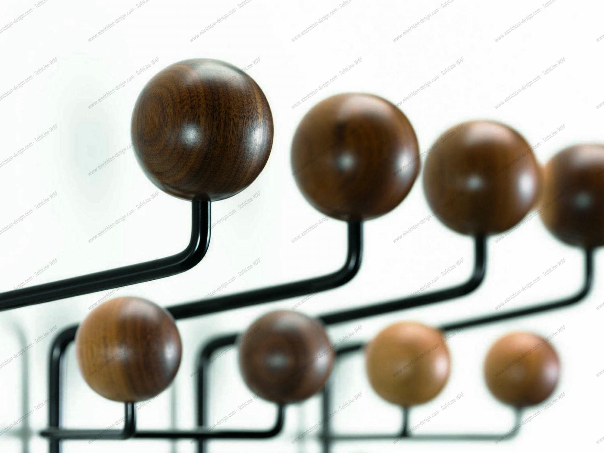 Eames Hang it all wardrobe walnut Vitra