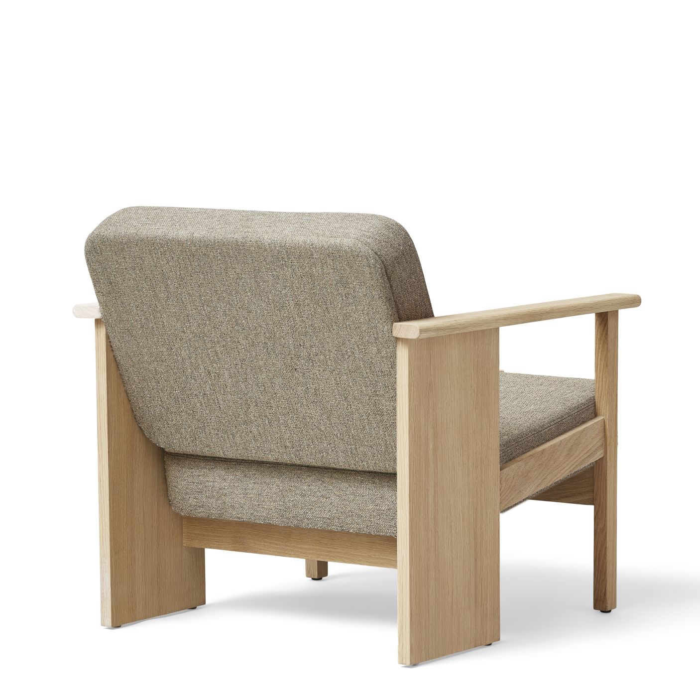 Block Lounge Chair Armchair Cover Hallingdal Form & Refine White Oak