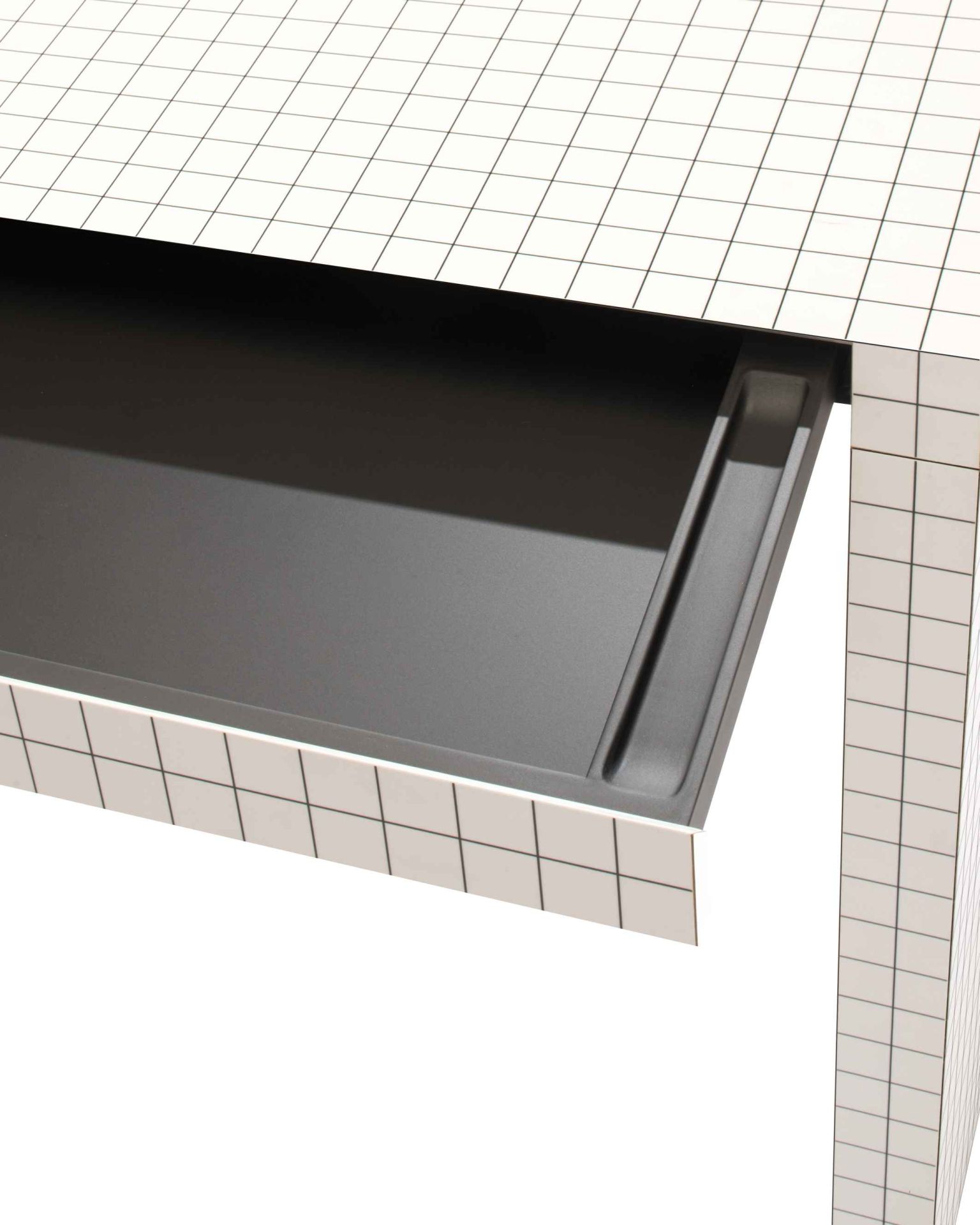 Quaderna table with drawer Zanotta EXHIBITION PIECE