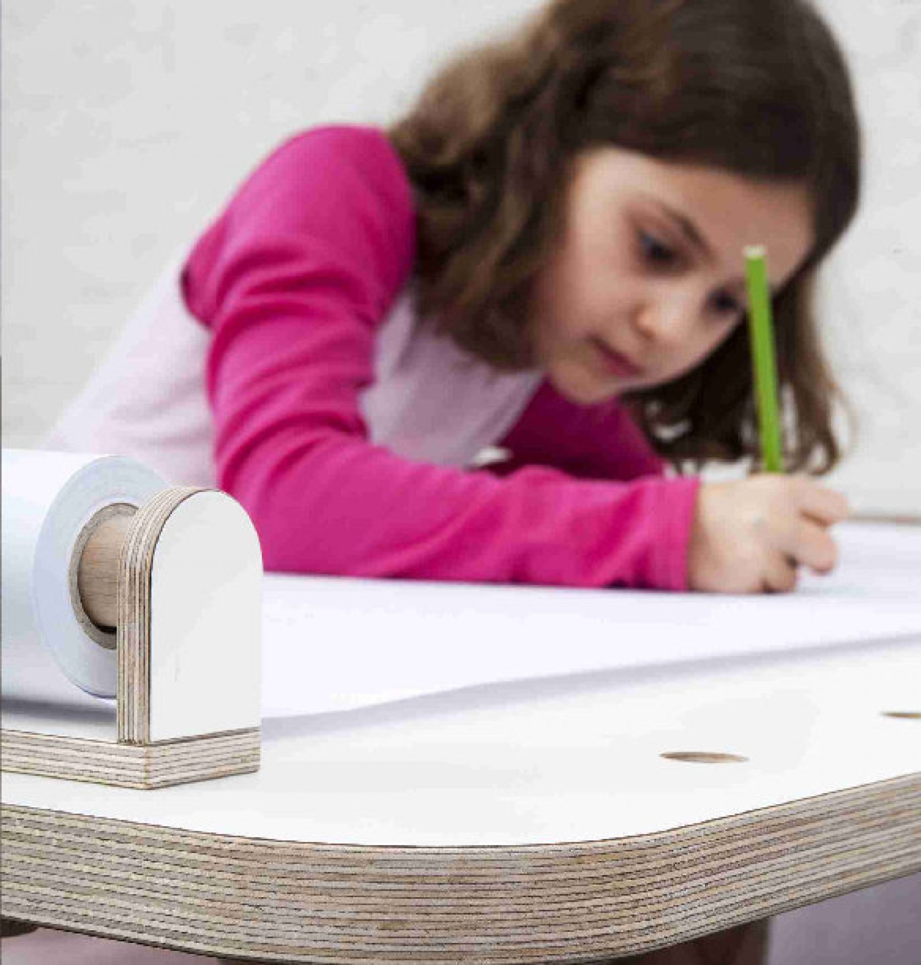 Growing Table paper holder for drawing paper for children table Pure Position