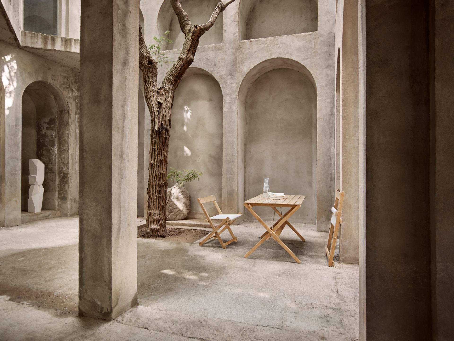 Mogensen dining table outdoor Carl Hansen &amp; Søn