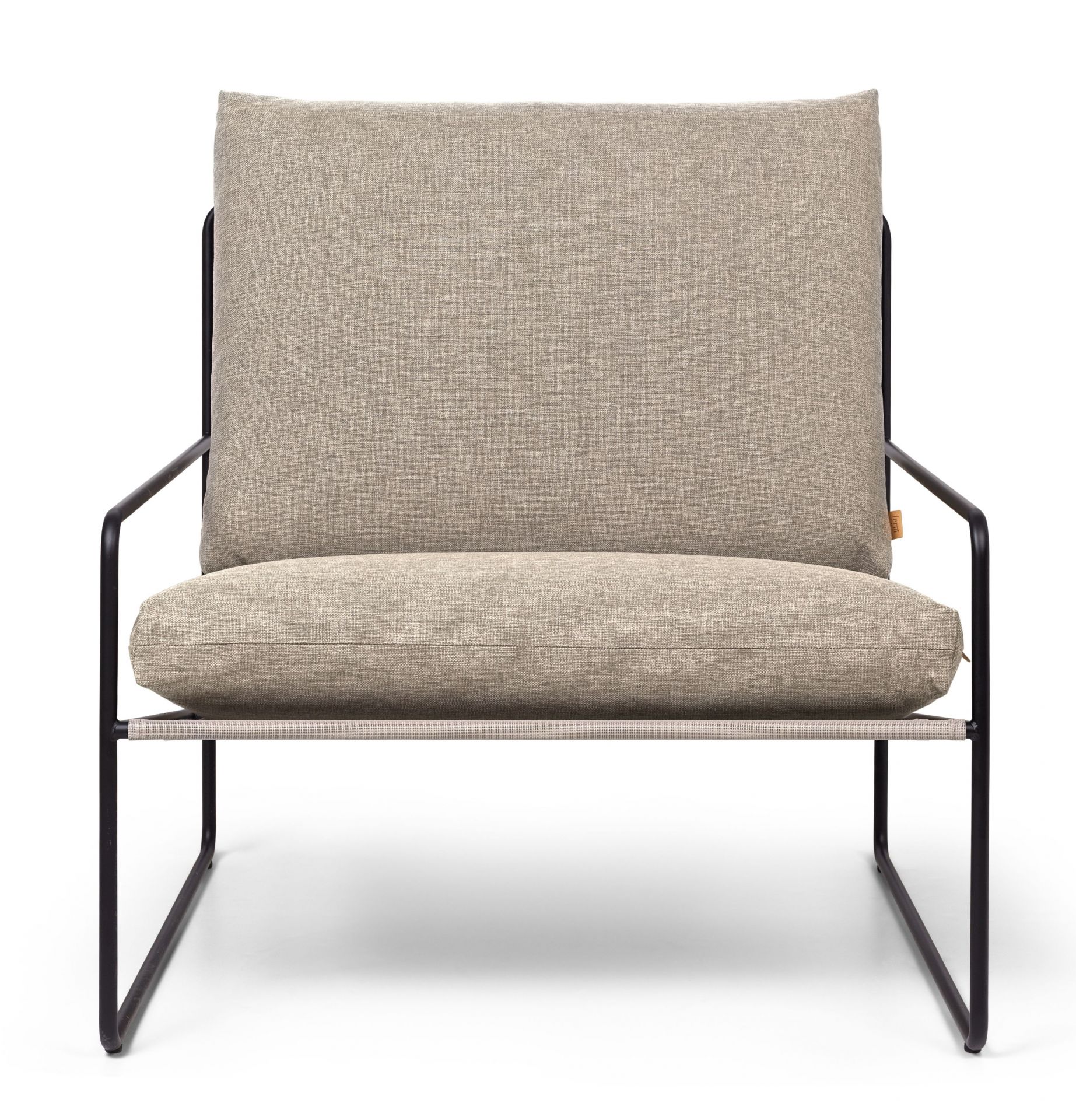 Desert 1 Seater Outdoor Armchair Black Frame Ferm Living 