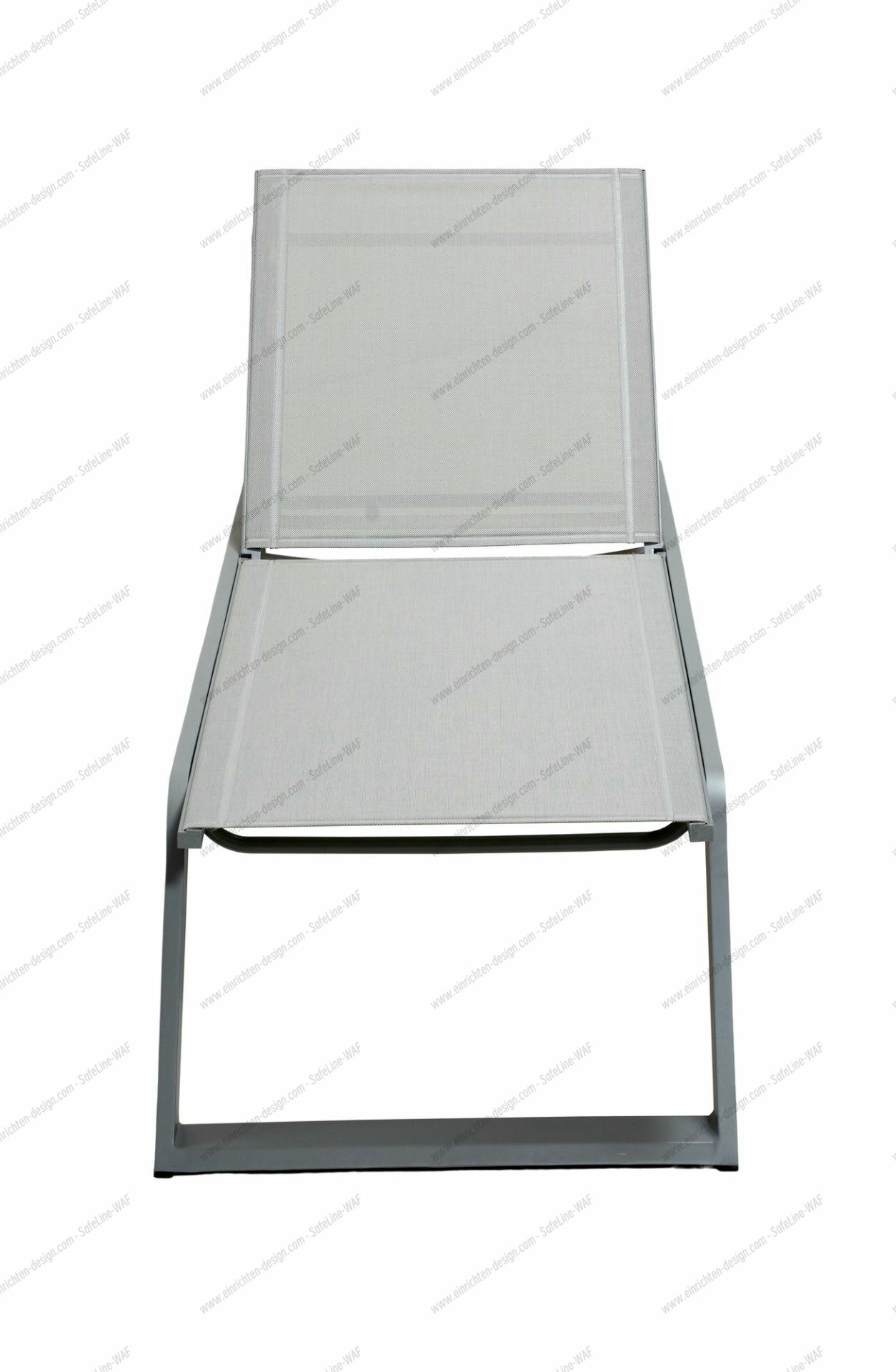 Siesta Outdoor Sun lounger Cane-Line light gray