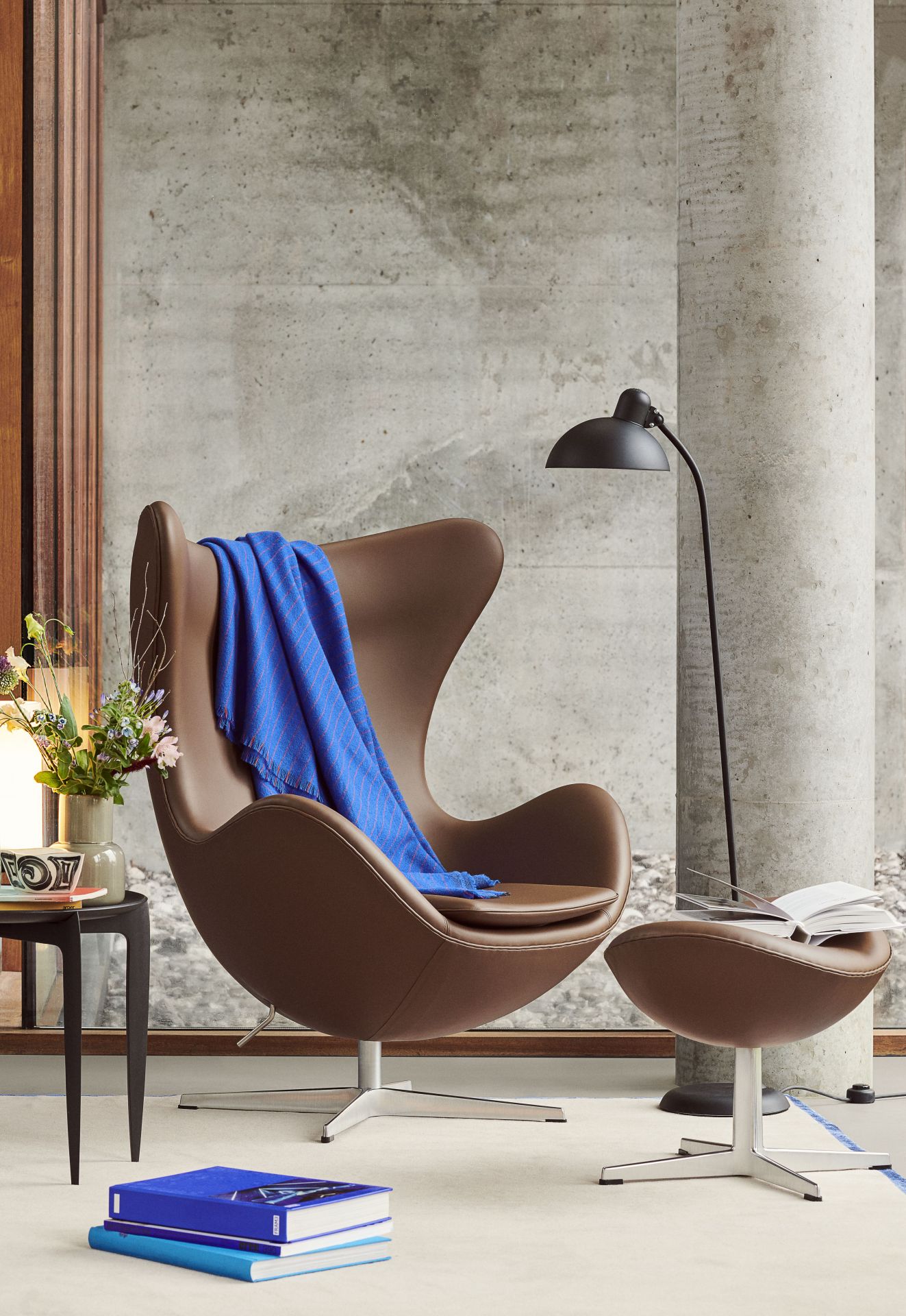 The Egg / Egg Chair Stool Fritz Hansen  