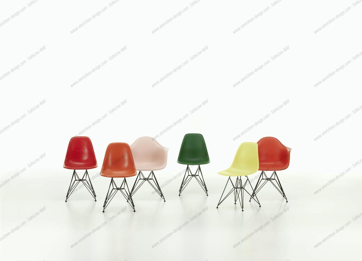 Eames Fibreglass Chair DSR Chair Vitra