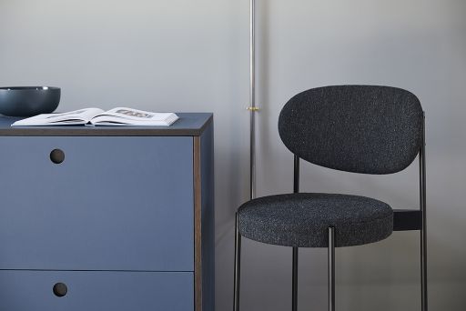 Series 430 Bar Stool Bar stool 75 cm BLACK / REMIX 123 Verpan SINGLE PIECES