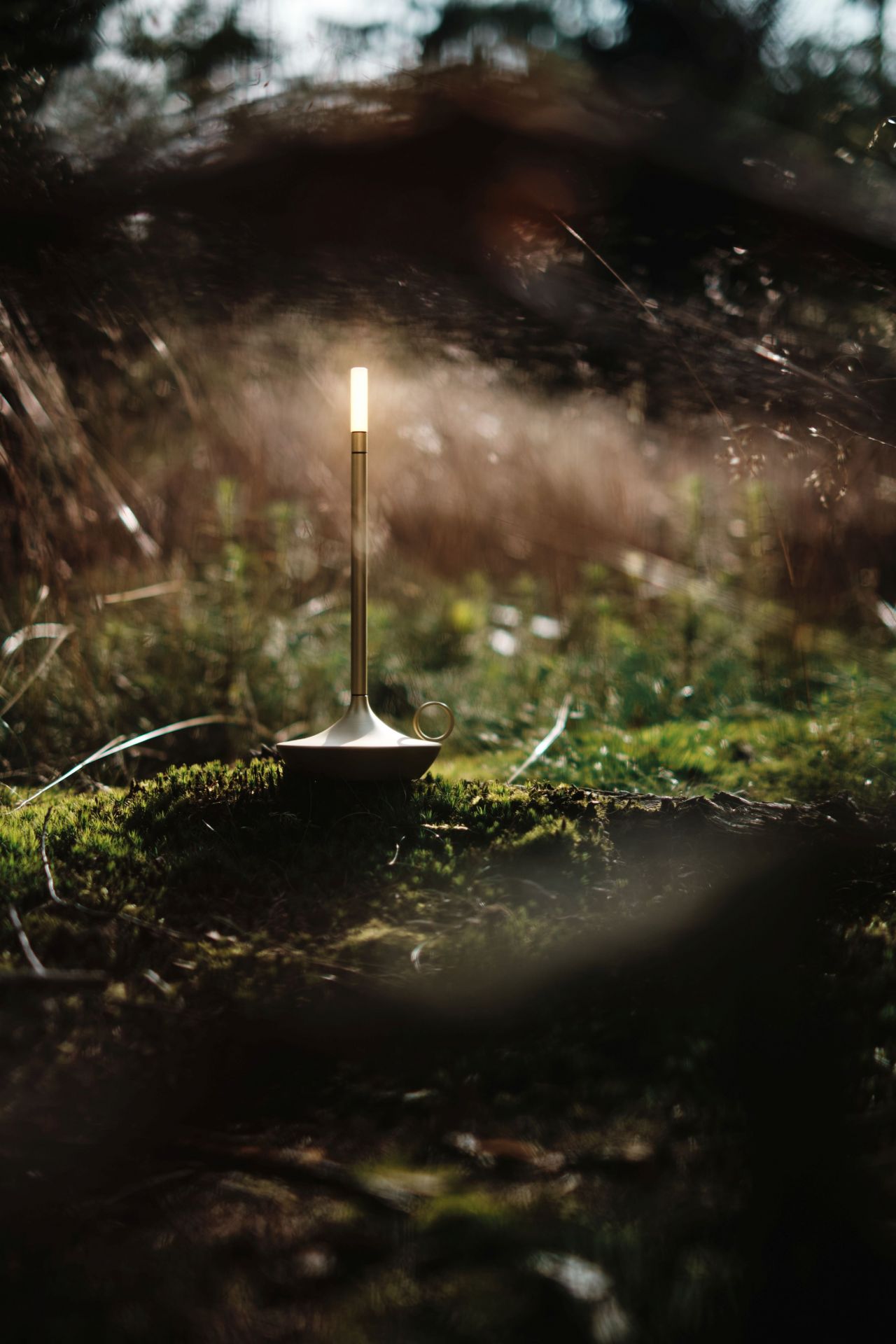 Wick Portable light / Tample lamp with USB Graypants