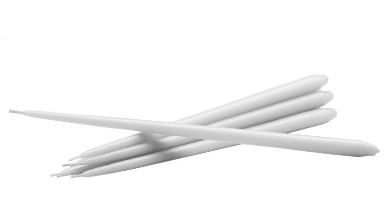 Candes set of 6 white Stoff Nagel