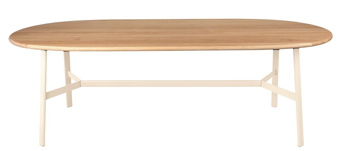 SO'O oak dining table 220 × 95 cm (oval) Indoor Fermob