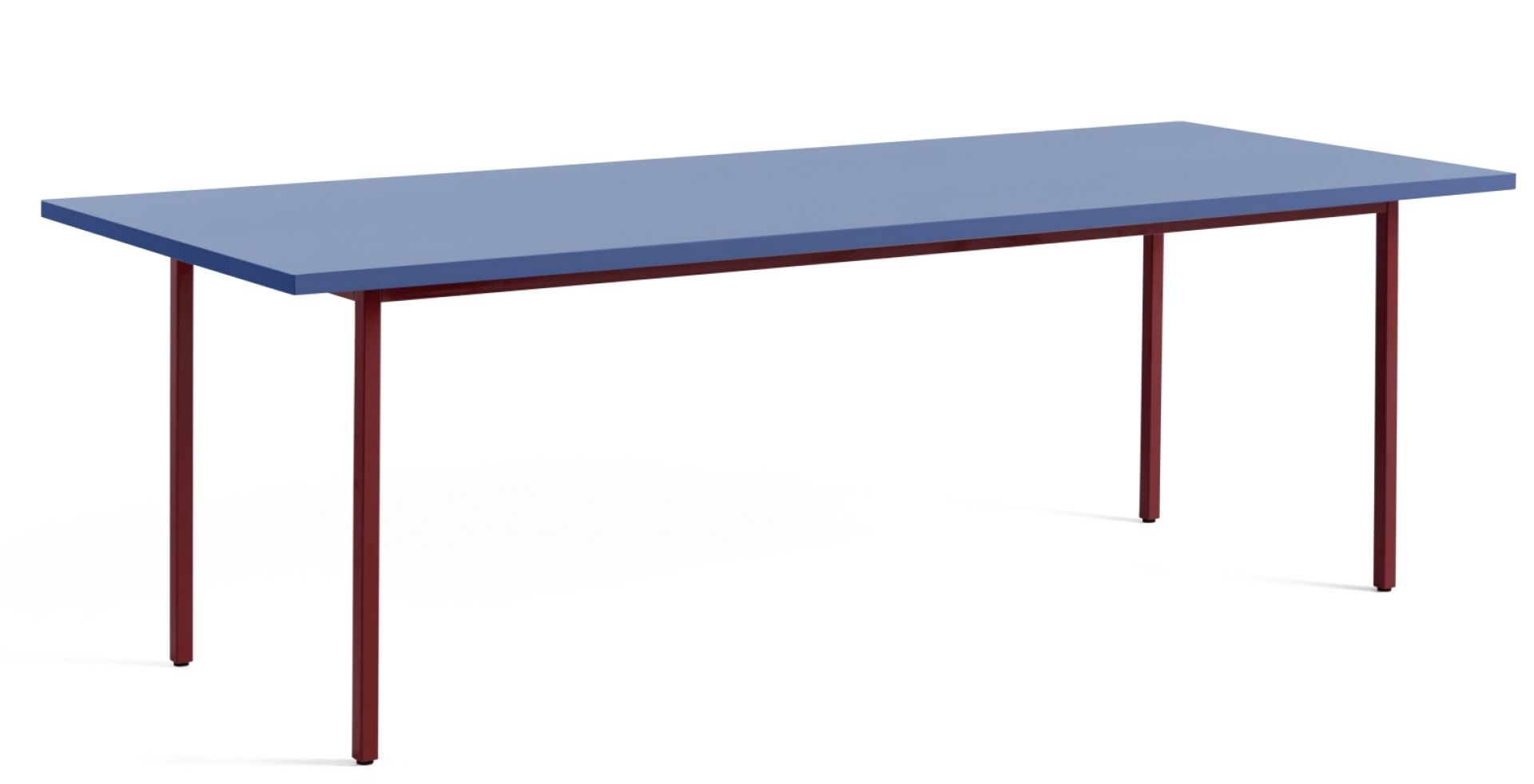  Two Colour Table Table Length 240 cm Hay Blue - Maroon red