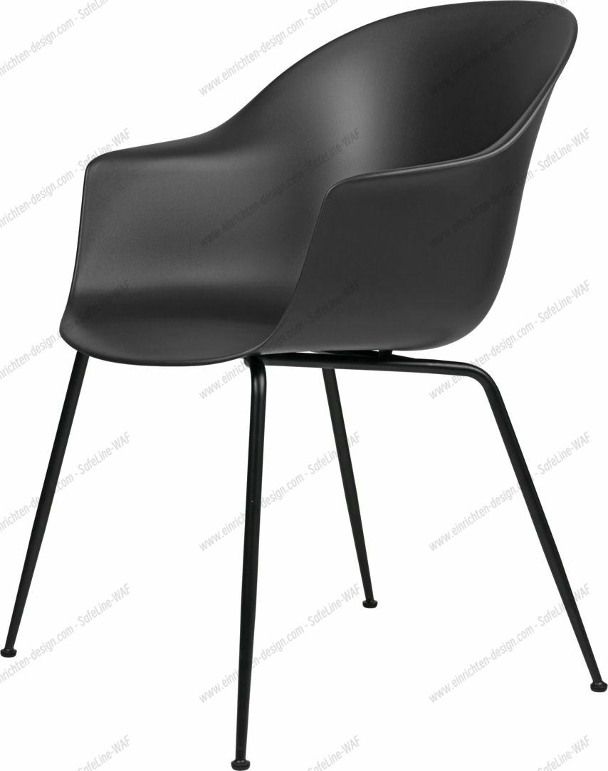 Bat Chair Dining Chair Indoor / Outdoor Frame Black Gubi