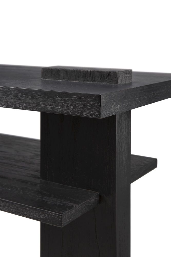 Abstract Console Oak Black Ethnicraft 