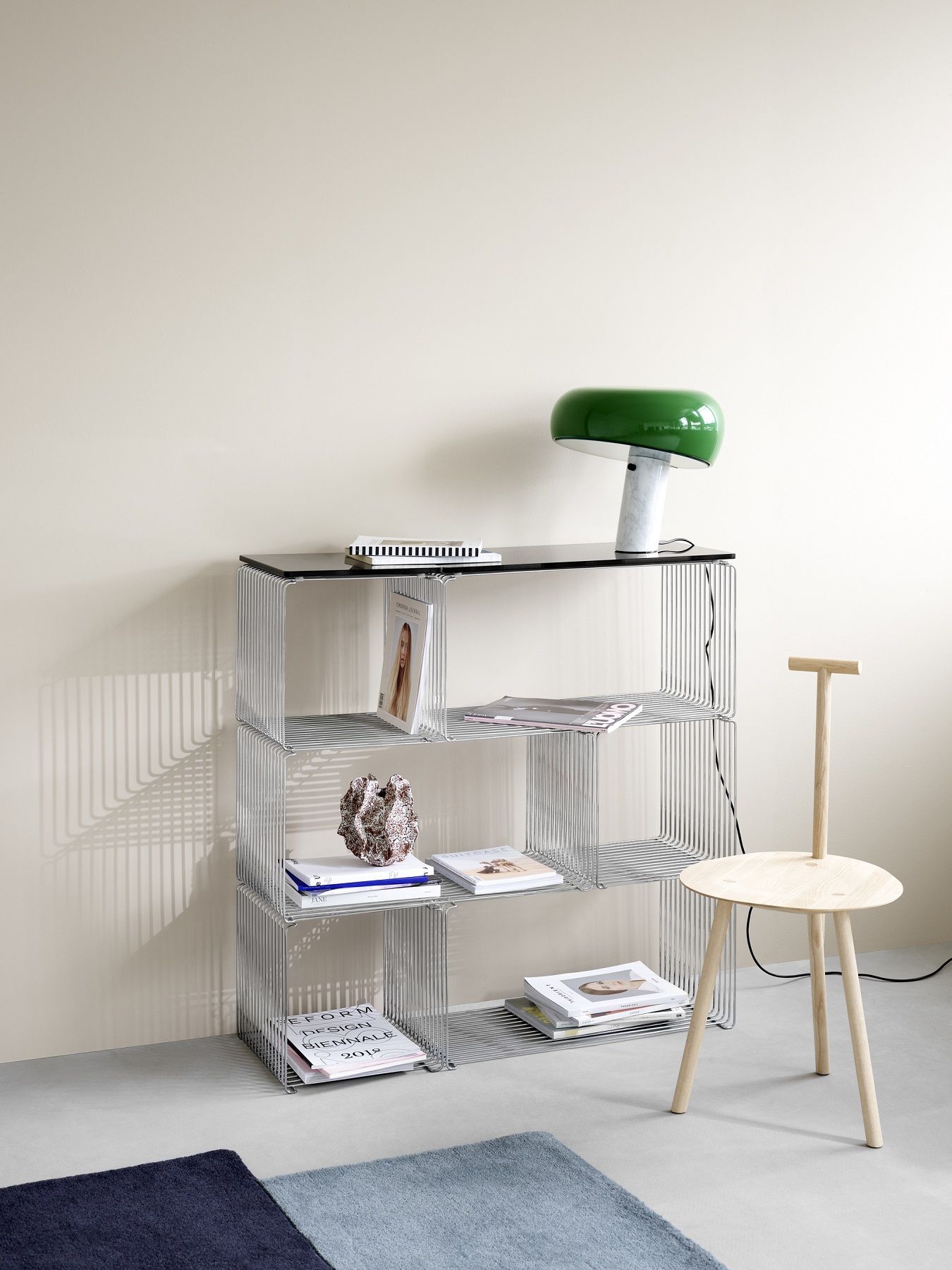 Panton Wire Shelf Pine D18,8cm Montana QUICK SHIP