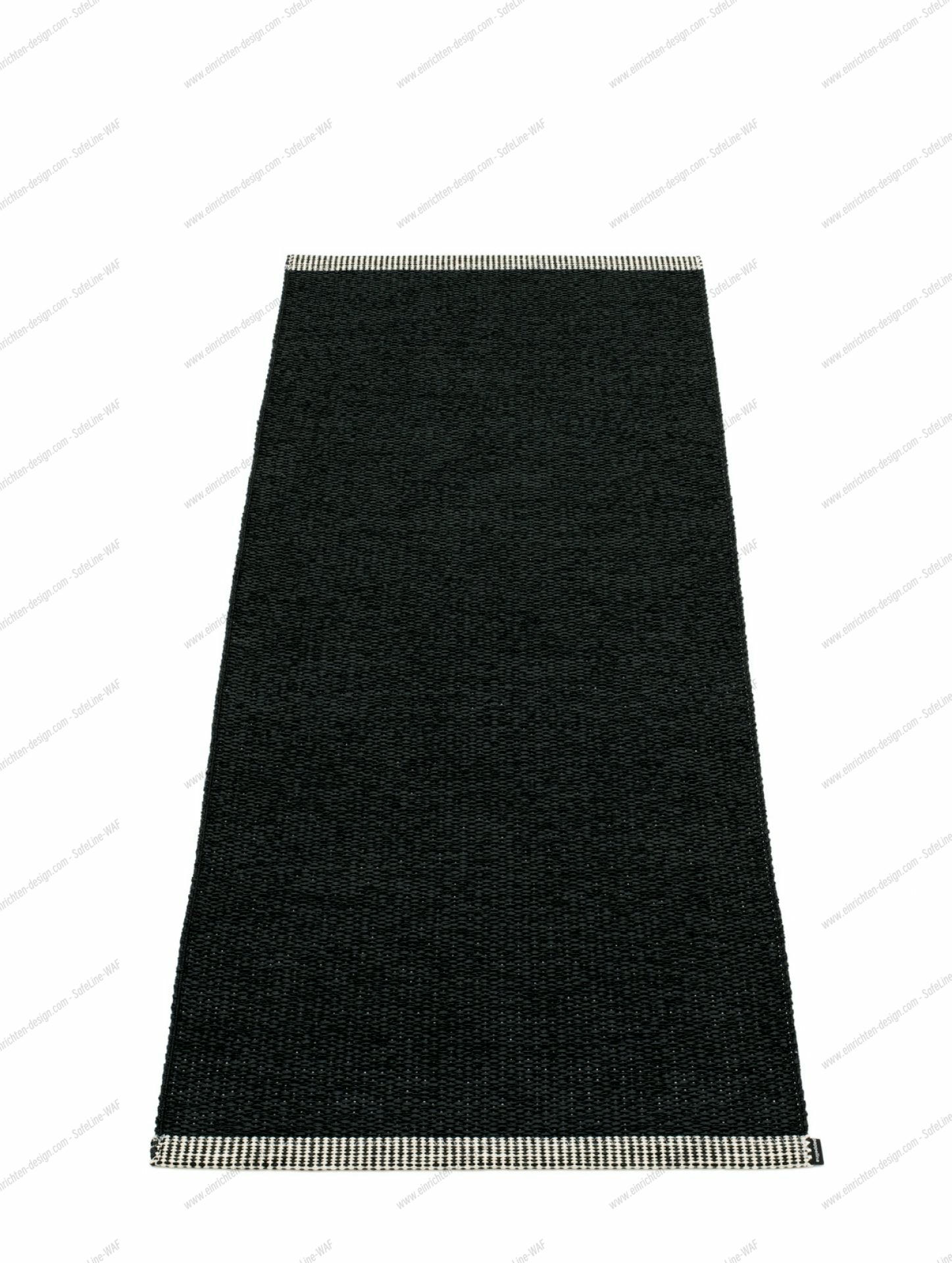 Mono Plastic Carpet 60x150 Pappelina Black