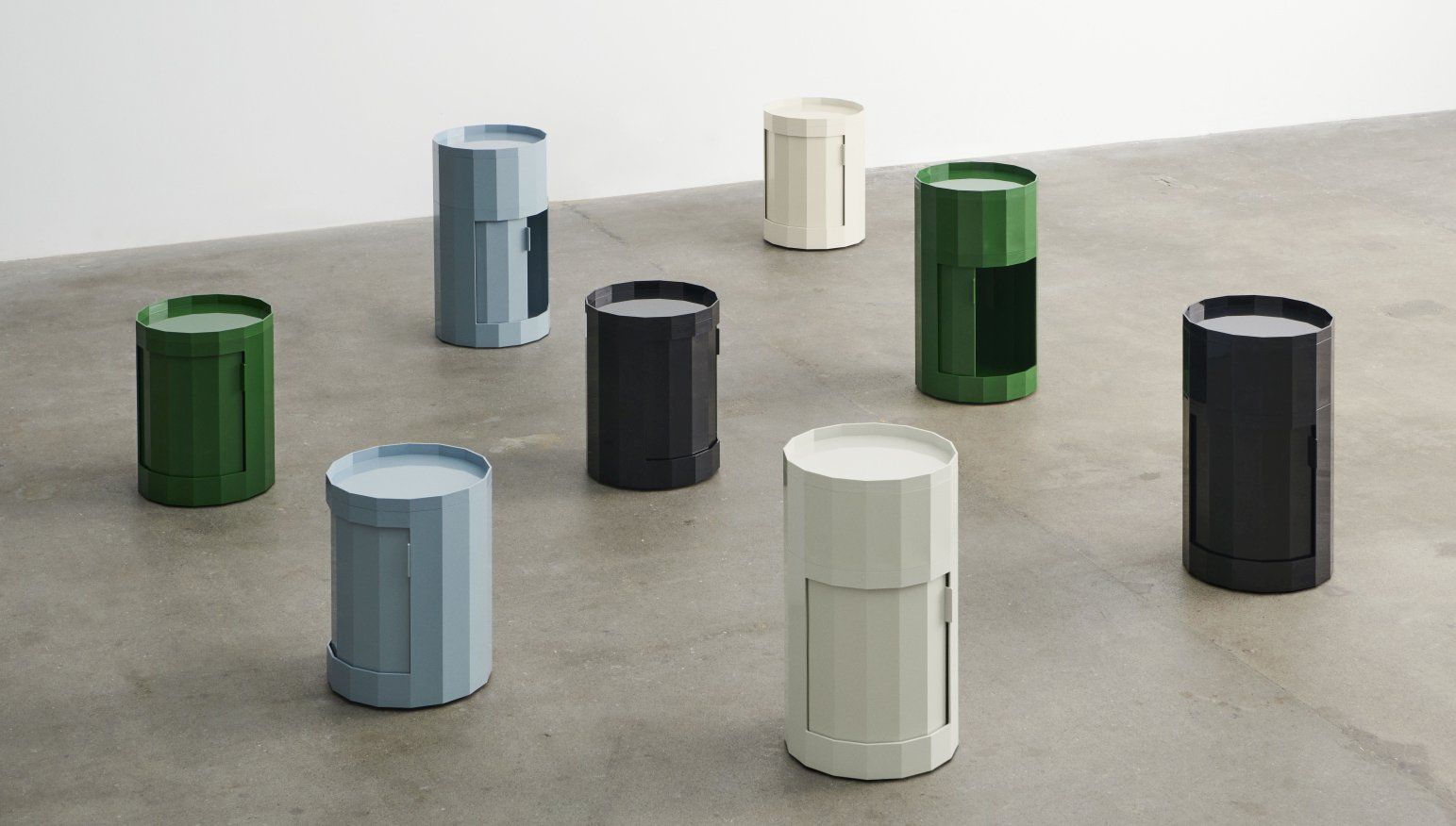 Facet Cabinet Low Storage Hay