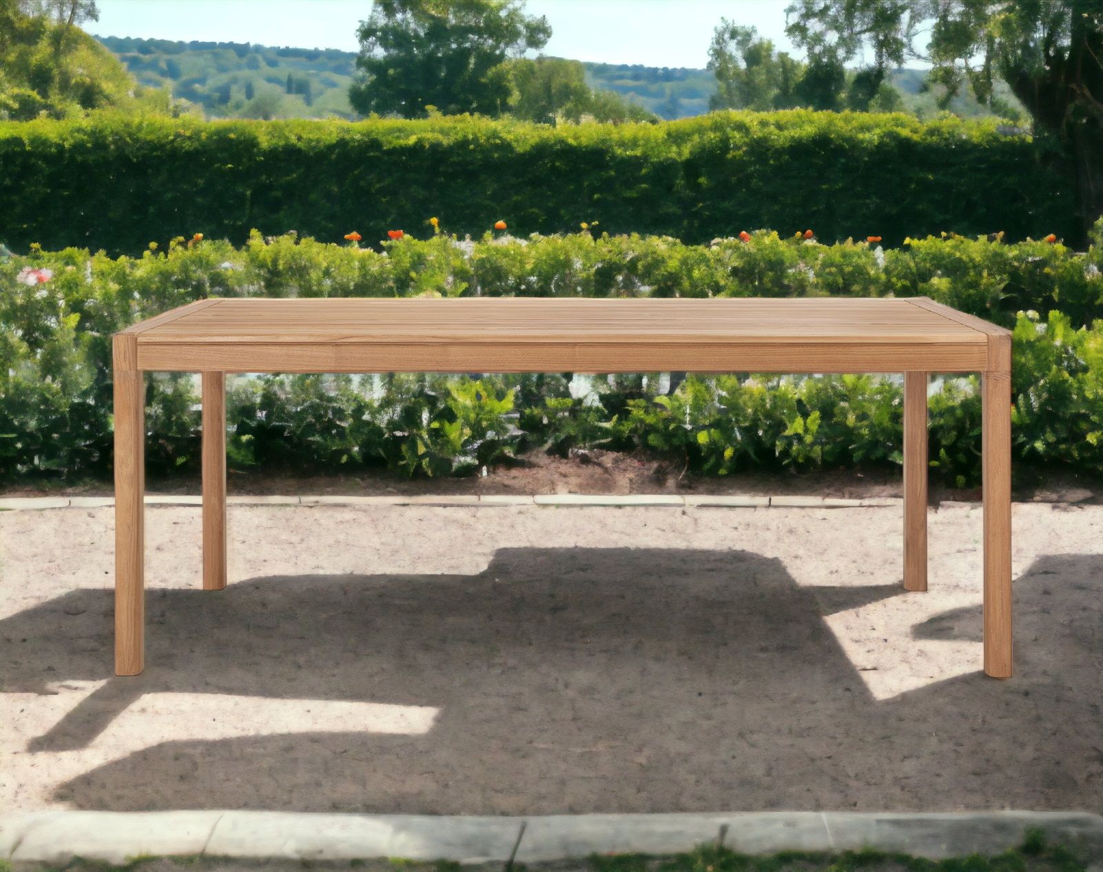 Jack Outdoor Dining Table Rectangular - Teak Ethnicraft