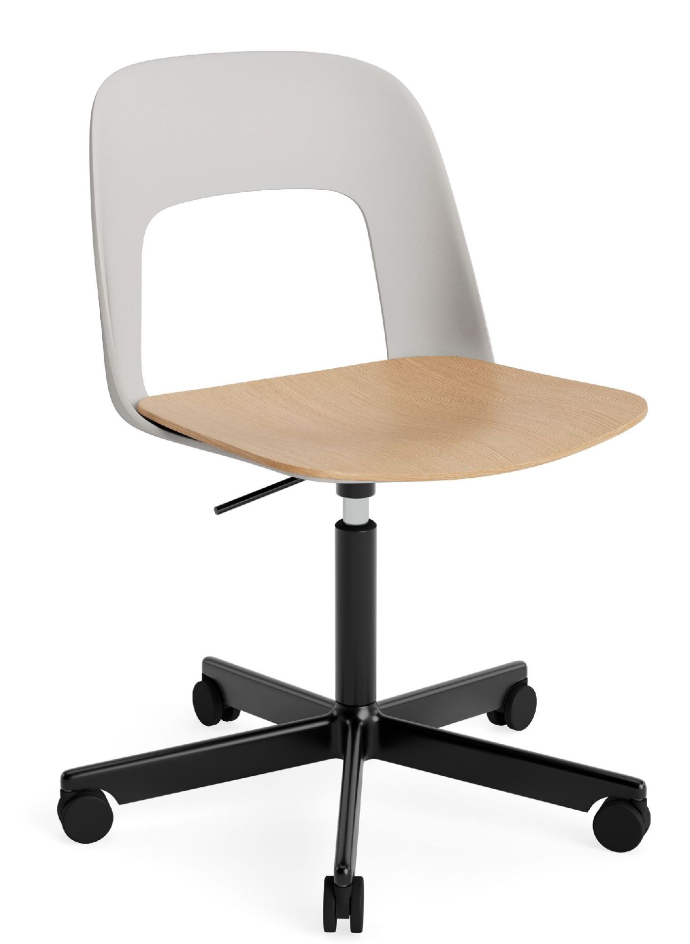 Layout Side Chair 142 5-star swivel base chair Hay  