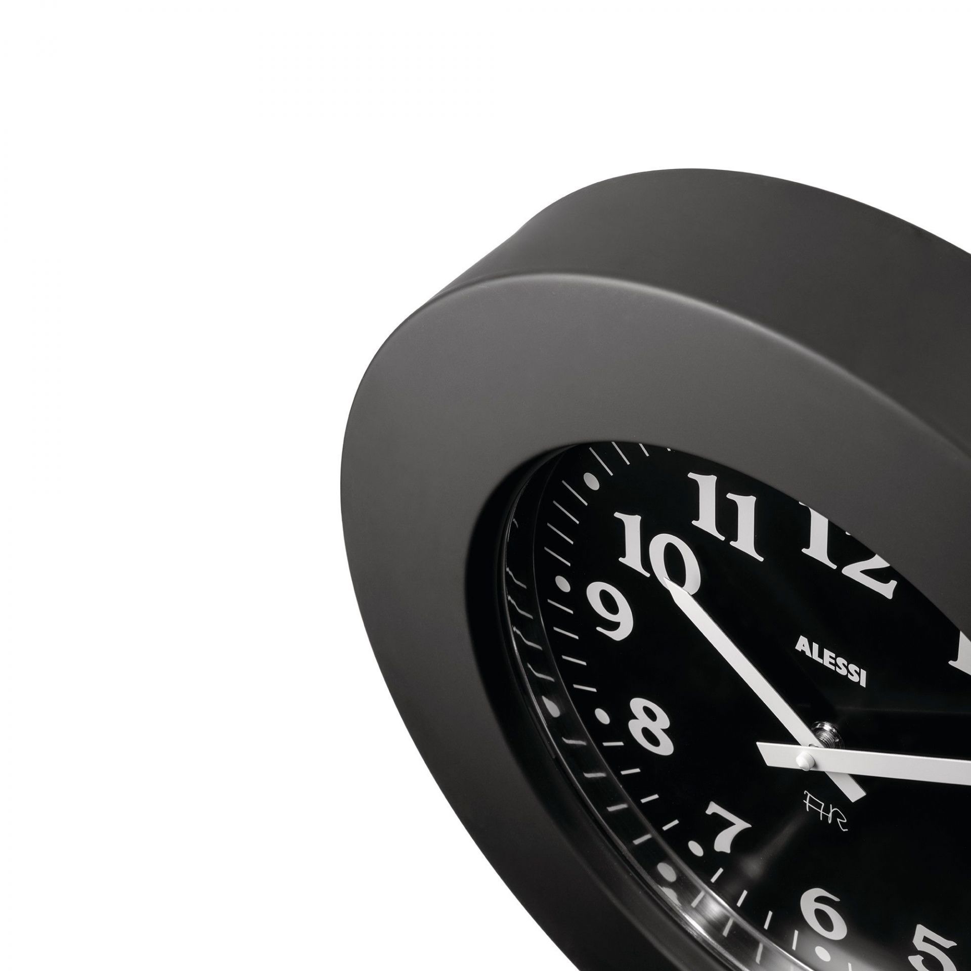 Momento Wall Clock 11 B Black Alessi 