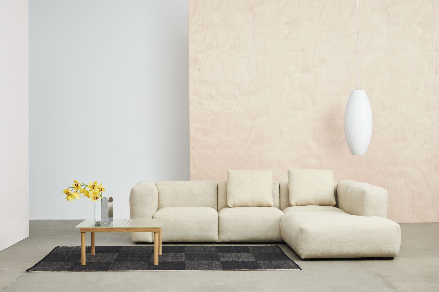 Mags Soft Sofa Corner Combination 2 armrest right Hay