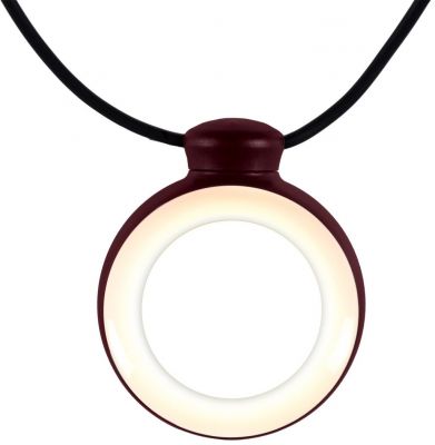 Hoop LED Fairy Lights Outdoor Fermob black cherry