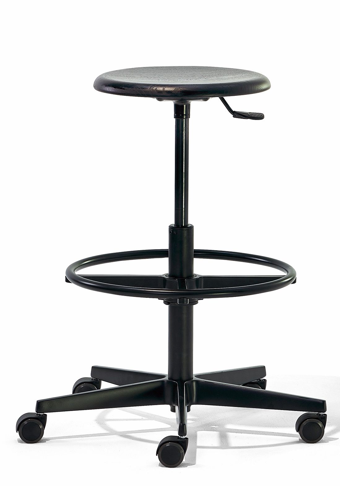 Mr. Round High Chair Adjustable Swivel stool Richard Lampert