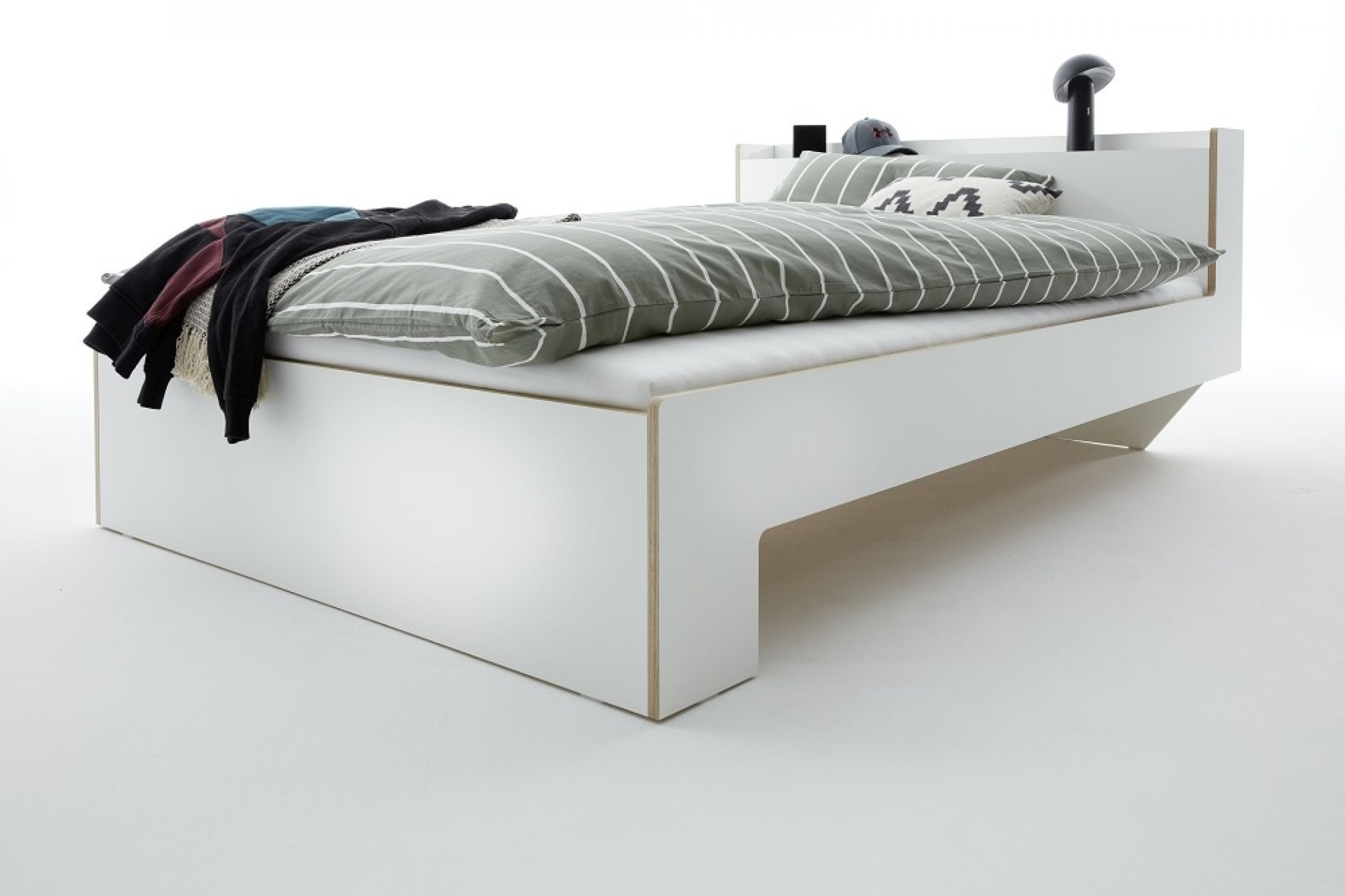 Nook Single Bed Anthracite Müller Möbelwerkstätten 