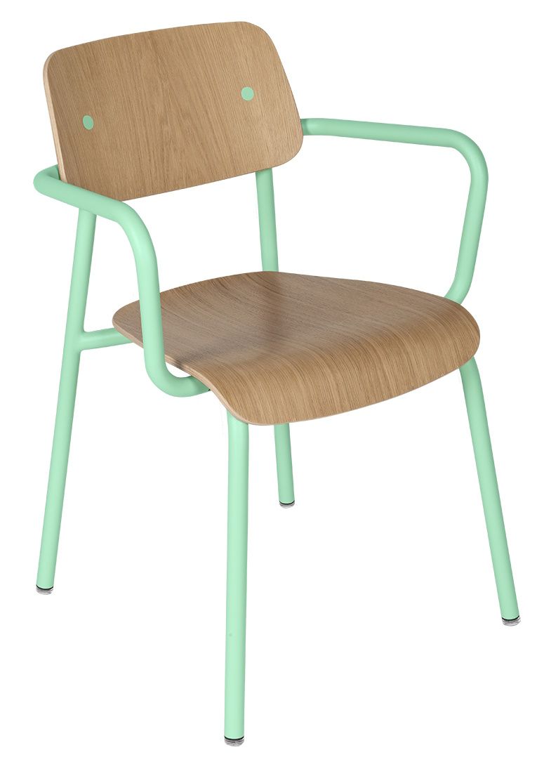 Study Bridge oak armchair Outdoor Fermob