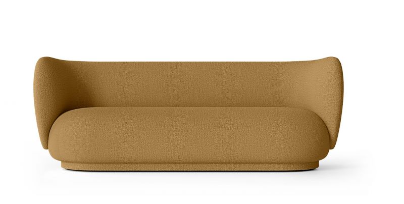 Rico Sofa 3-Seater Wool Bouclé Ferm Living