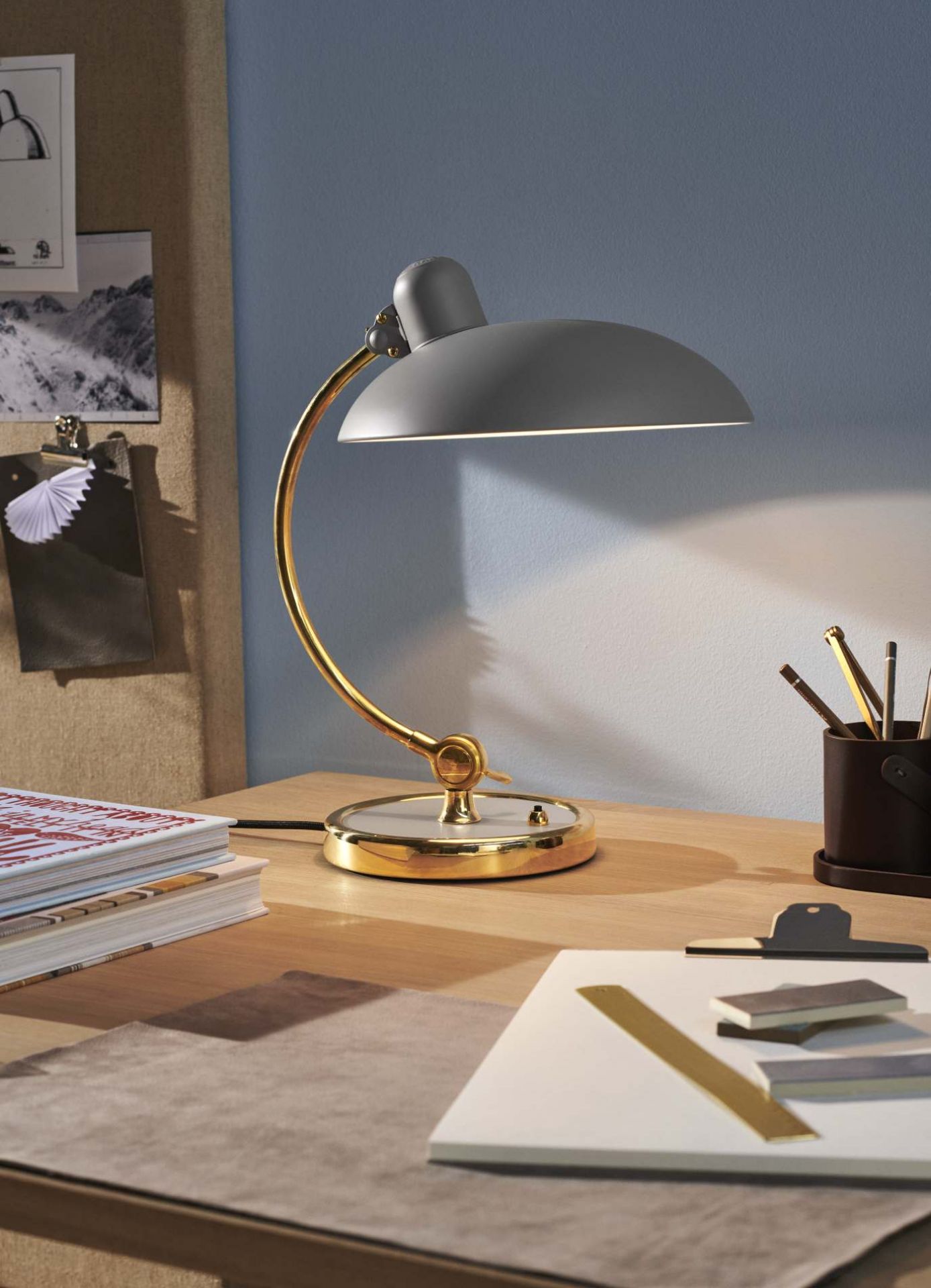 6631 T Luxus Table lamp KAISER idell Fritz Hansen Easy grey