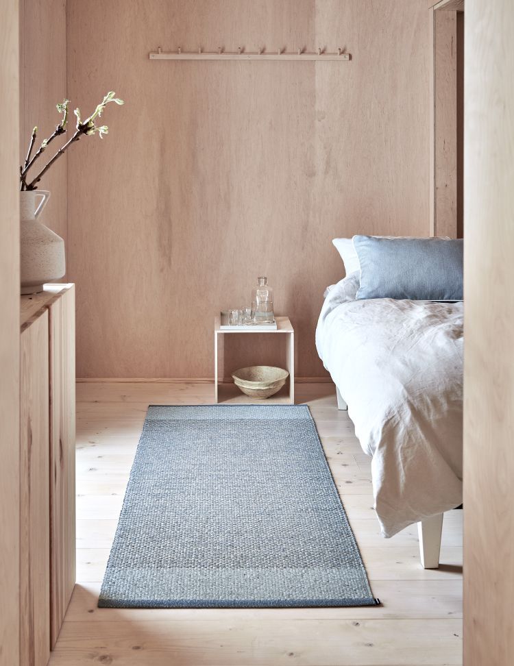 Edit carpet 60 x 85 cm DOVE BLUE / SMOKE BLUE / STONE Pappelina SINGLE PIECES