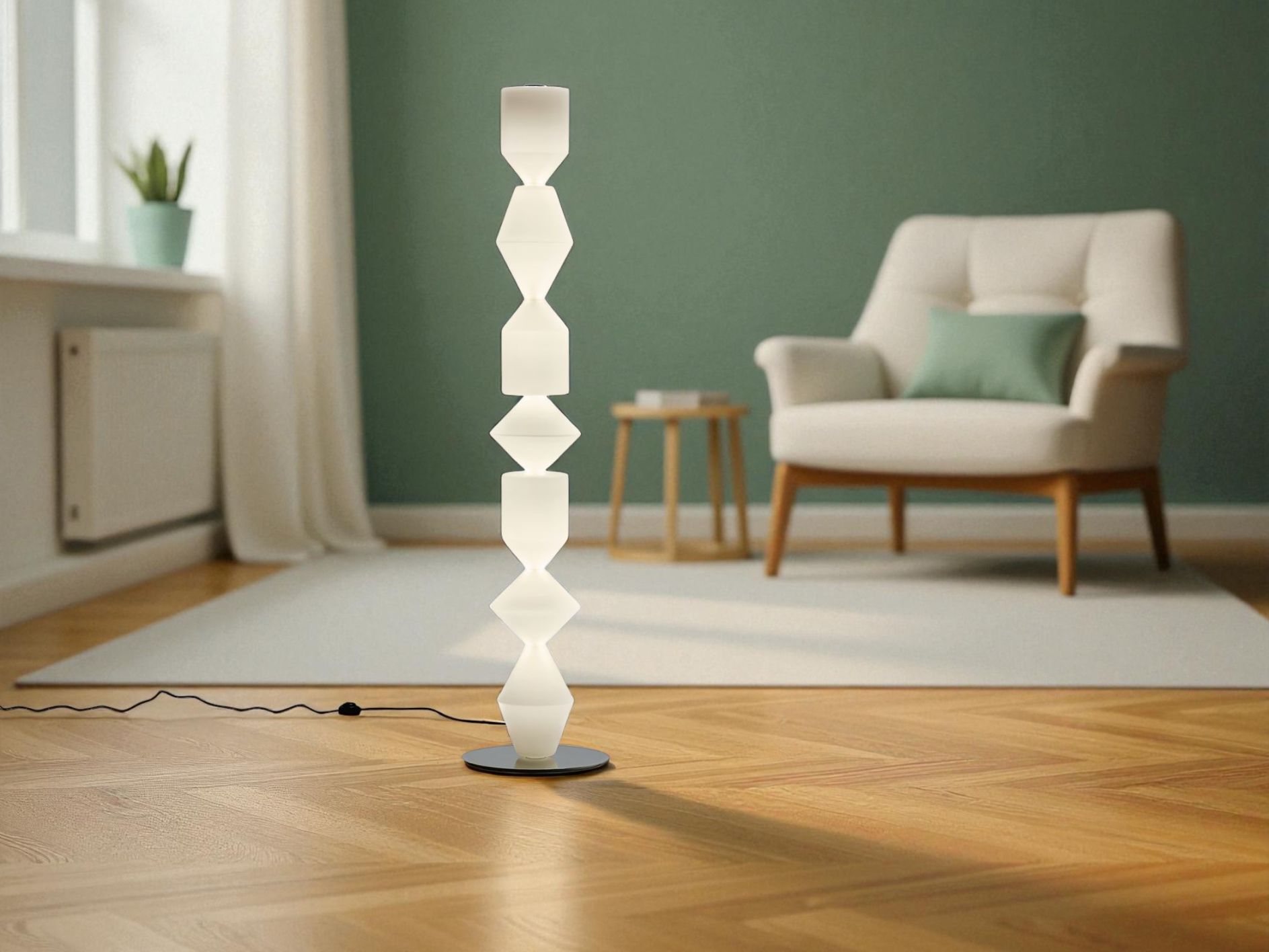 Costantina Opal floor lamp Mogg