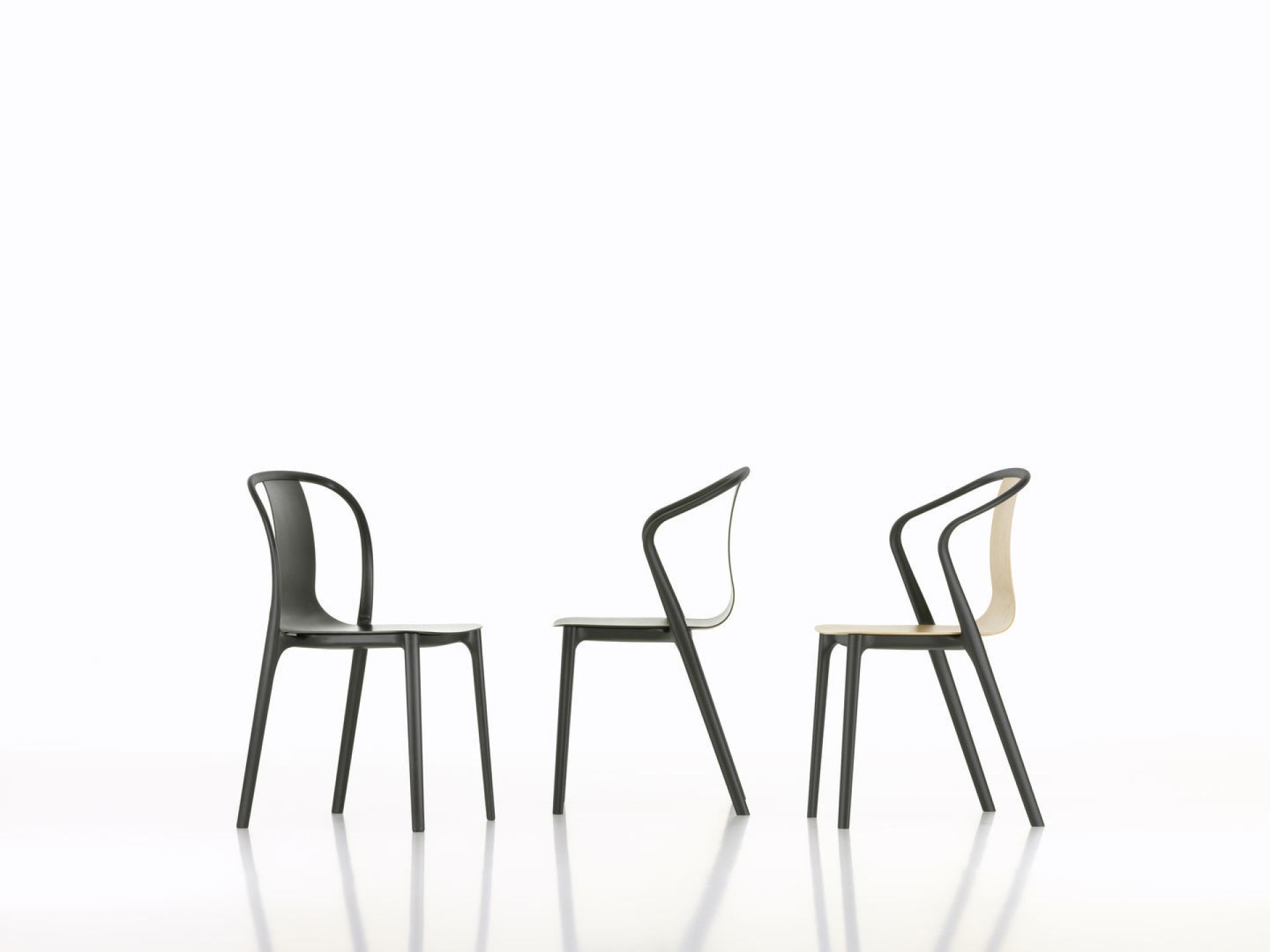 Belleville Chair Wood Vitra