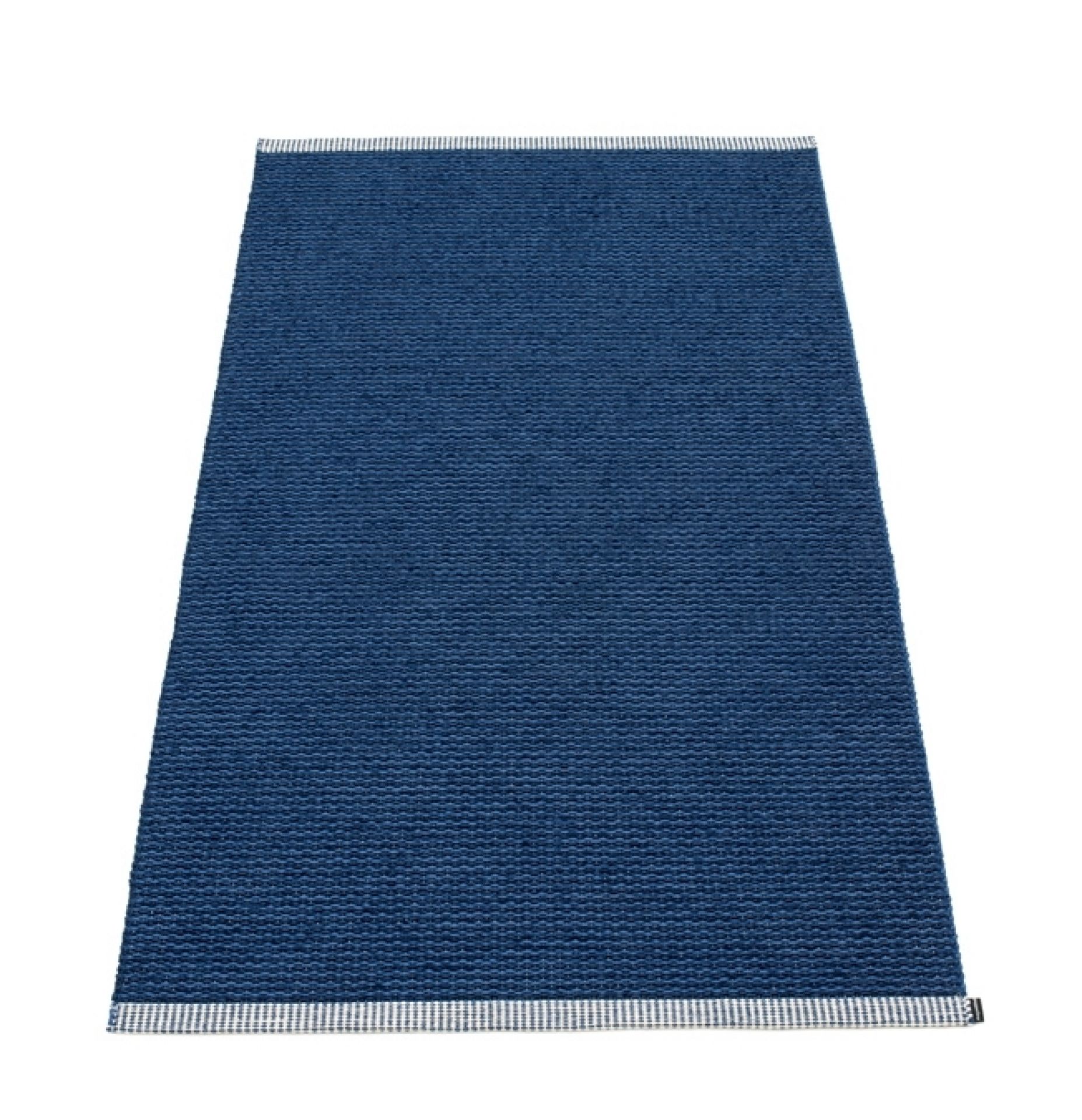 Mono Plastic Carpet 85x160 Pappelina Denim