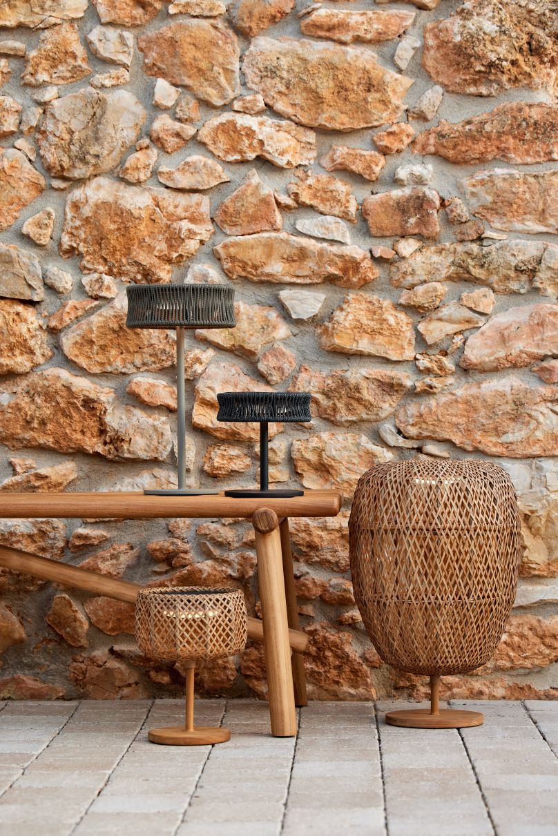 Illusion Outdoor Table lamp lava grey Cane-Line