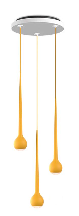 Falling Sun Water pendant light Grau