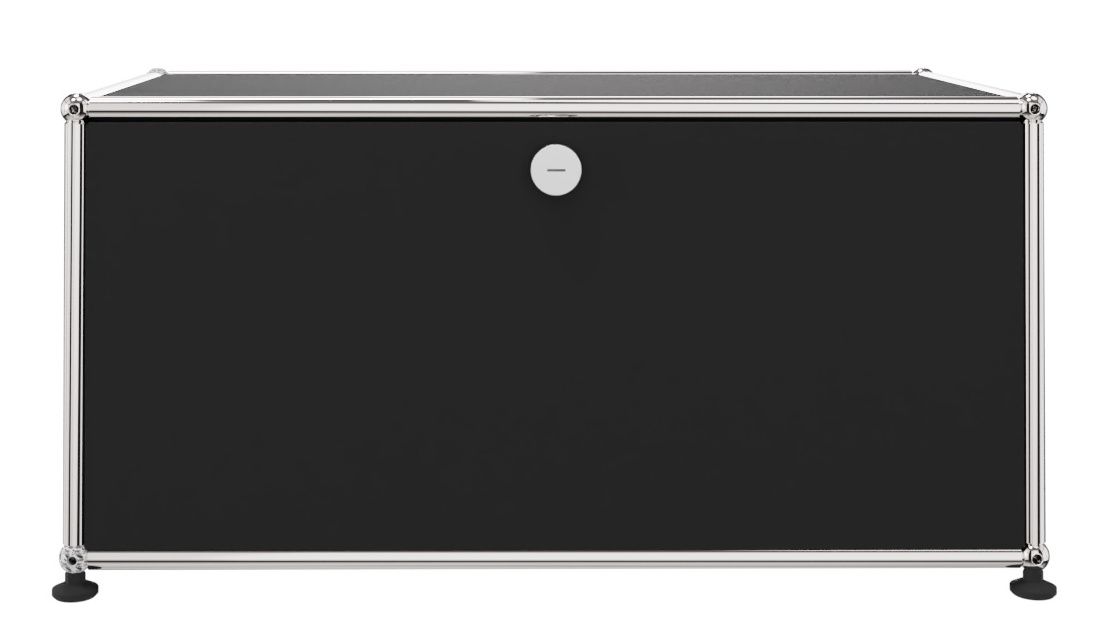USM Haller Lowboard 1 Flap Graphite black - FAST DELIVERY
