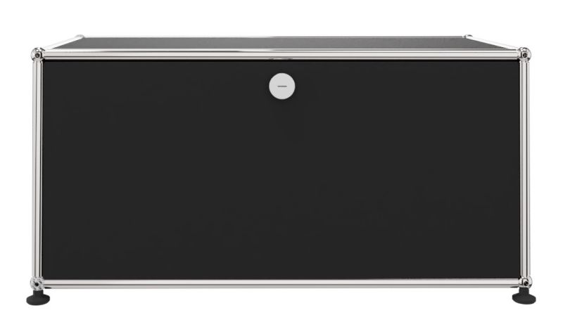 USM Haller Lowboard 1 Flap Graphite black - FAST DELIVERY