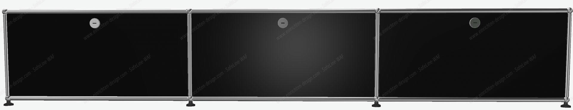 USM Haller Lowboard 3 Flaps Graphite black - FAST DELIVERY