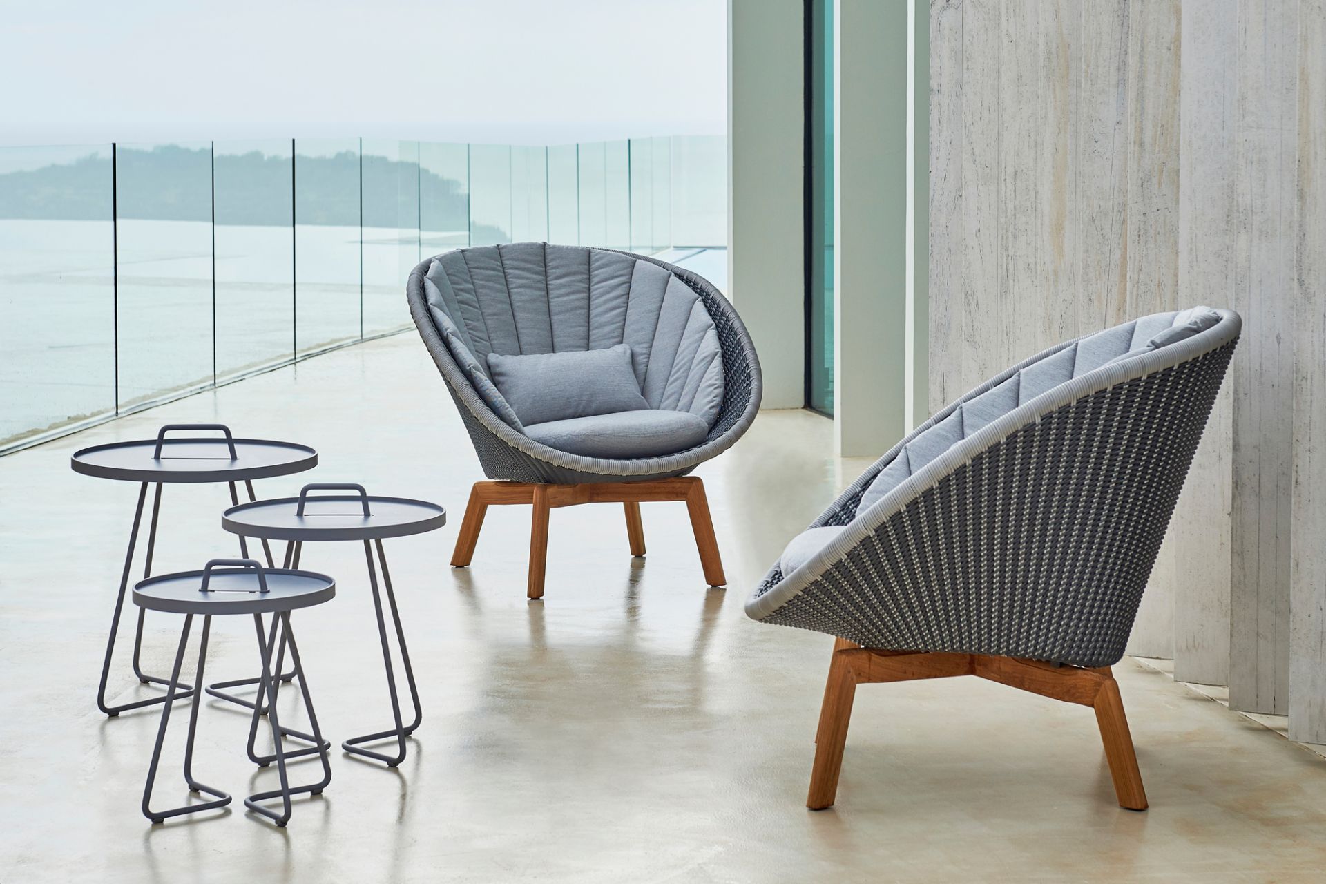 Peacock Outdoor Lounge chair Fiber Cane-Line