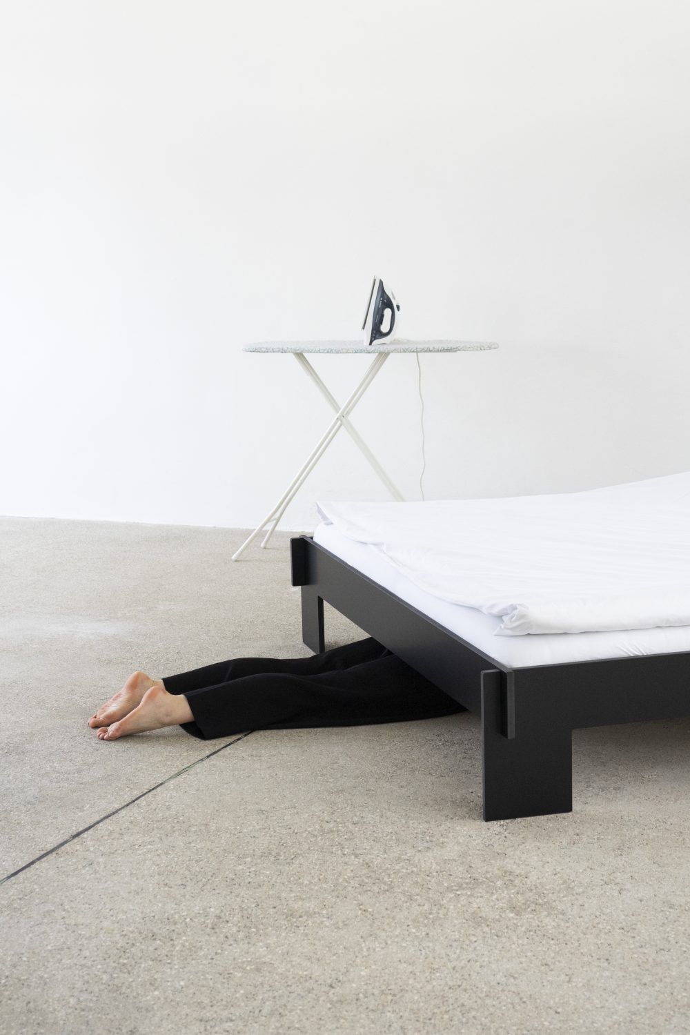  Seven sleeper bed with headboard Nils Holger Moormann