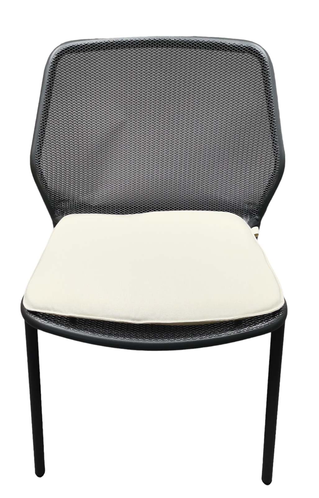 Darwin chair ANTIQUE IRON with seat cushion 700/4 ECRU Emu SINGLE PIECES