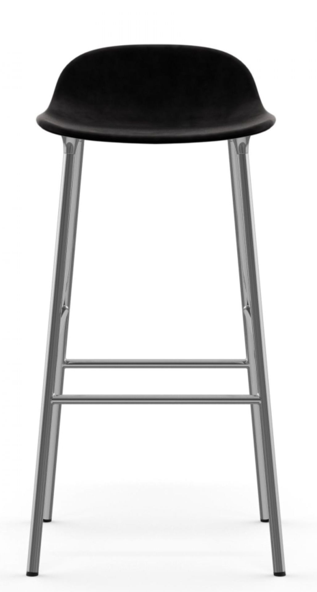 Form Barstool  H 75 cm Steel Upholstered Normann Copenhagen