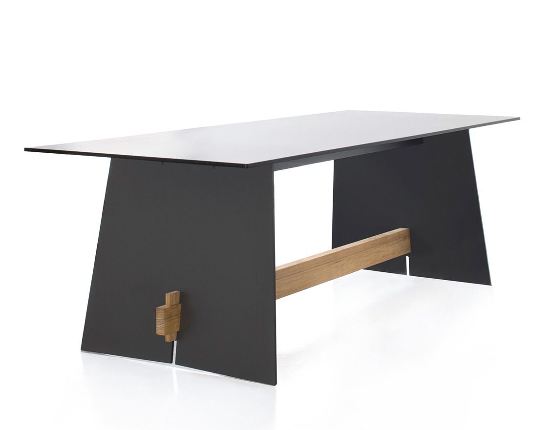 Tension Outdoor Rectangular Angle Table Anthracite Conmoto