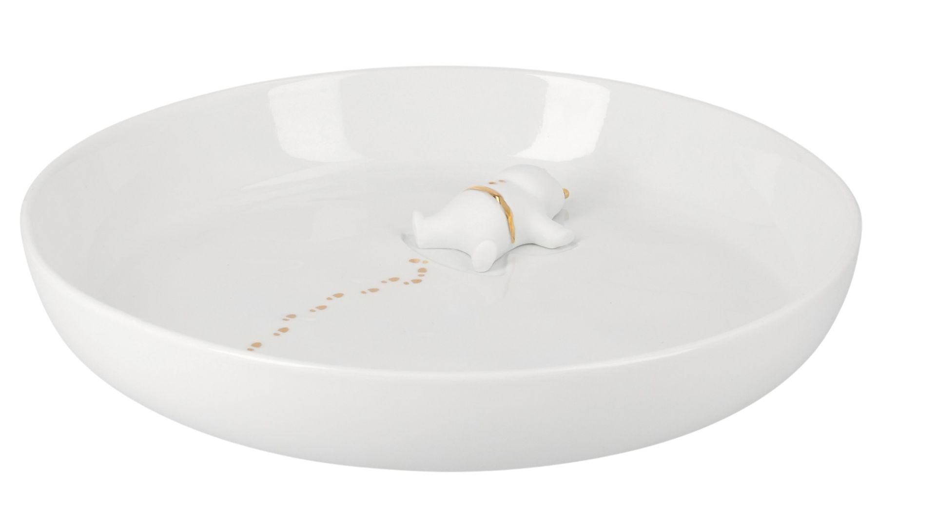 Santa's bowl with snow angel wheels